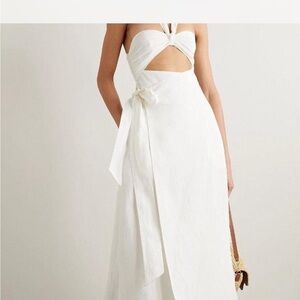 Mara Hoffman White Halter Sundress for Brides